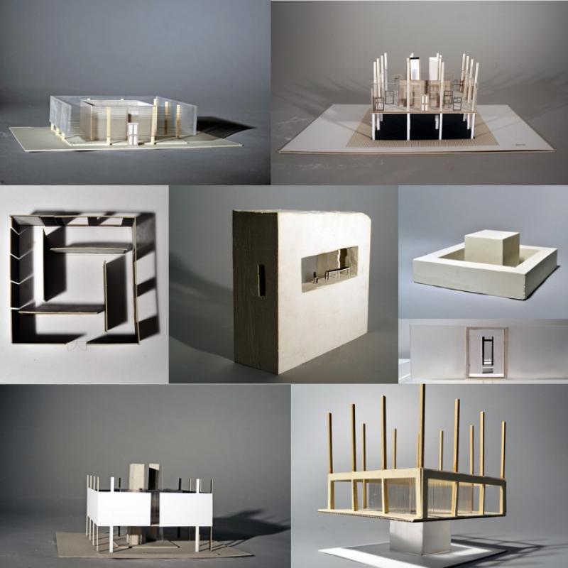 This are a selections of models reflecting the thoughts process I went though in deciding on the details of my apartment design.